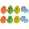 8 Pcs Mini Statuette Di Dinosauri Resina Minuscole Figurine Dinosauro