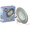 JungesLicht FARETTI DA INCASSO PER MOBILI ACCIAIO INOX SPAZZOLATO 12V G4 20W SET 3 PEZZI