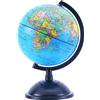Exerz MAPPAMONDO 20 CM MAPPA ITALIANA POLITICA SFERA GIREVOLE SUPPORTO NERO DA TAVOLO