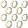 10 Rolls Di Carta Nastro Mascheratura Forniture Per Verniciatura