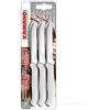 Kaimano Coltelli da Bistecca Italicus Bianco Set 6 Pezzi Acciaio Inox