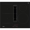 Neff V56NBS1L0 Piano cottura a induzione con estrattore integrato N50, Piano cottura flessibile in vetroceramica con cappa, larghezza 60 cm, EfficientDriveMotor, livello di potenza, nero