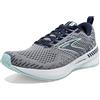 Brooks Levitate Gts 5, Scarpe da corsa Donna, Grigio Peacoat Blu Chiaro, 42 EU Stretta