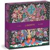 Galison Liberty Christmas Tree of Life 500 Piece Foil Puzzle