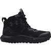 Under Armour UA Micro G Valsetz Zip Mid, Scarpa da Trail Running Uomo, 45.5 EU, Nero (Black / Black / Jet Gray)