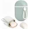 Alyvisun Set da 2 Saponetta da Viaggio con Coperchio e Vassoio Drenante | Contenitore Antigoccia per Sapone Solido e Shampoo Solidi, Ideale per Palestra, Campeggio e Bagno