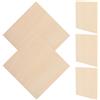 5 Pcs Fogli Di Compensato Per L'artigianato Birch Wood Legno Non Finito