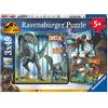 Ravensburger - Puzzles Jurassic World Confezioni Da 3 | Puzzle Bambini 5 Anni O