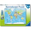 Ravensburger - Puzzle XXL Mappa Del Mondo | Puzzle 8 Anni In Su | Puzzle Bambini