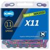 KMC X11 Aurora Waxed 118L chain
