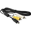 vhbw Cavo audio video AV per Olympus SH-21 SP-310 SH-25MR SH-25 SH-50 SP-350 SP-320