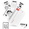 X3 Stampante Termica Bluetooth, Mini Stampante Portatile Senza Fili per Casa/Uff