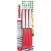 Kaimano Coltelli da Tavola Dinamik Rosso Set 6 Pezzi Acciaio Inox Originali
