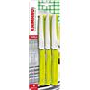 Kaimano Coltelli da Tavola Dinamik Verde Acido Set 6 Pezzi Acciaio Inox