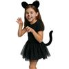 FIESTAS GUIRCA | Set di gattino per bambini (taglia unica), ideale per feste di animali e topolini, Halloween e carnevale, set di orecchie, coda e altro ancora, accessorio per costume per ragazze