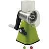 Galileo Casa SìChef Grattugiera manuale multifunzione, 3 lame intercambiabili in acciaio inox