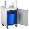VEVOR Parti di Ricambio per Spremiagrumi, Base Mobile di Ricambio per Spremiagrumi in Acciaio Inox 4 Ruote Piroettanti Compatibile con Spremiagrumi VEVOR NS2000E-2NS2000E-2TNS2000E-3