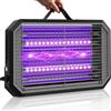 Lampada Antizanzare 4200V,Antizanzare Elettrico UV Doppio LED Efficiente,Griglia