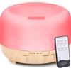 Retoo Diffusore di aromi, umidificatore ad ultrasuoni per aromaterapia, 500 ml,