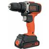 Black+Decker BCD002ME2K-QW - Trapano avvitatore senza fili, 18 V-2 x 2,5 Ah-38 N