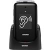 Brondi Smartphone Amico Supervoice 2.8" Doppia SIM Nero per Anziani
