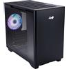 In Win Case Mini Tower A3 Nero per Giocare con Vetro Temperato