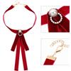 1pc grazioso faux cravatta perla decorativa imitazione perla cravatta semplice