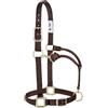Weaver Equine Weaver Leather Original Adjustable 3/10,2 cm Suckling Chin And Throat Snap Halter, 35-7036-BR, Brown, 1 Large Horse