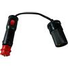 HTC Equipements Htc - Presa AC doppia con interruttore + spina femmina 12/24 V - 8 A