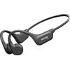 SANAG Cuffie Conduzione Ossea, Bluetooth 5.3 Cuffie Sportive Wireless, Impermeab