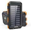 Vikeri Powerbank Solare da 26800 mAh, Power Bank Solare Impermeabile, Porta USB-