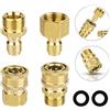 Not specified Quick Connect M22 Kit Adattatore Idropulitrice da 14mm a 1/4in 4pz + 2 Guarnizio