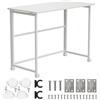 Maclean Scrivania pieghevole MC-1250 W 100x50 cm bianco con ruote