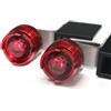 Urban Scout Aluninio - Luci a LED per pannello di appoggio scooter, compatibile con Xiaomi 365 e 365/Pro, batteria a bottone