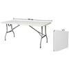 Does not apply Tavolo/Tavola Pieghevole a Valigetta Piano in Plastica HDPE Perfetto per Picnic