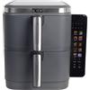 DCG srl Friggitrice ad Aria Doppio Cestello Display Digitale 11 Litri FR4612D