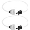 2 Pcs Macchinetta Per Sottovuoto Alimenti Buste Goffrate Tubetto Tubo Esterno