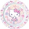 SANRIO TATAWAY Hello Kitty Piatto Piano per Microonde in Plastica Alimentare Ideale