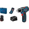 Bosch Professional 12V System Trapano-avvitatore a batteria GSR 12V-15 (incl. 2