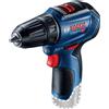 Bosch professional Bosch GSR 12V-30 Trapano avvitatore a batteria (Brushless), senza batteria e car