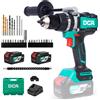 DCA Trapano Avvitatore A Percussione Brushless 20 V, 120 Nm, Mandrino Metallo 13