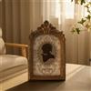 Cornice con Cavalletto Ornata Portafoto a Esposizione Shabby Chic per Scrivania