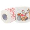 2 Roll Party Toilet Paper Funny Carta Velina Natale Igienica Natalizia Stampata