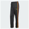 Adidas Firebird Originali Pantaloni Tuta IN Nero con Rosso e Giallo Righe