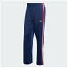 Adidas Firebird Originali Pantaloni Tuta IN Blu Con Rosso e Bianco Righe