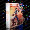 LEGO ⭐ LEGO 76258 Personaggio di Captain America Marvel Figure Capitan Avengers