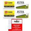 Razor Blades Club 20 Lamette Feather + 10 Lamette Astra Platinum + 20 Fiammiferi Emostatici RBC