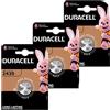 Duracell 3x Duracell CR2430 Batterie Pila a Bottone al Litio 3V Coin Cell DL2430