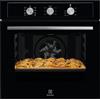 Electrolux Forno Multifunzione da Incasso EOH2H04K Serie 300, 60 cm, 72 L, Classe A+, Funzione Pizza & Grill Ventilato, Pulizia AquaClean, Vano XL InfiSpace, Vetro Nero, EOH2H04K, 590x560x550 mm