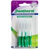 Denthoral 8 Scovolini Interdentali A Punta Cilindrica Di Diametro 0,3 Mm Con Igienico Cappuccio Protettivo - 21 g